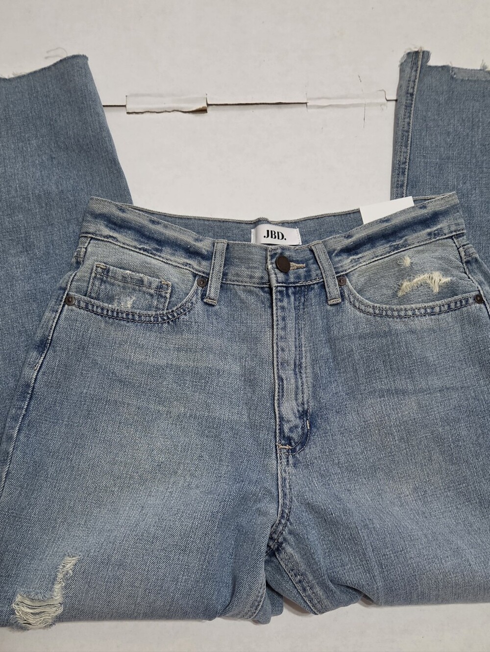 Just Black Light Blue Relaxed Straight Jeans